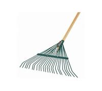 Leborgne Balai acier 366501 – fil plat renforcé, 24 dents, manche bois