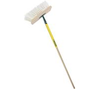 Leborgne, Balai Cantonnier Pro, Balayage Puissant de Cailloux, graviers, Sable, Terre, débris, déchets végétaux sur sols secs ou humides, Poils PVC 90 mm, diamètre 1,4 mm