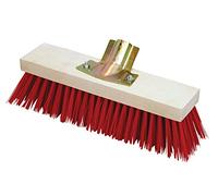 Leborgne - Balai de Cantonnier Medium Sans Manche - Brosserie d'Extérieur pour Sols Goudronnés, Trottoirs, Caniveaux et Béton - 32 cm - Poils PVC 70 mm Ø 1 mm
