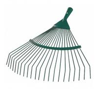 LEBORGNE - Balai Gazon Fil Rond Sans Manche - Outil Jardinage pour Ramassage Déchets Végétaux et Scarification Pelouses - 20 Dents - 44 cm - Poids 0,55 kg
