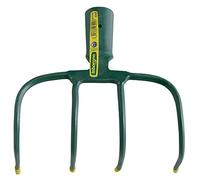 LEBORGNE - Croc à Fumier 4 Dents Douille Sans Manche - Outillage de Jardin - Crocs - Pour Griffage, Aération, Nivellement et Rassemblement Végétaux - Acier Forgé et Trempé