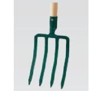 Leborgne - Fourche à bêcher 4 dents, manche bois en T 90 cm, tête acier forgé et trempé