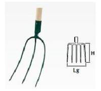 Leborgne - Fourche À Foin Douille 3 Dents 26Cm Sans Manche G