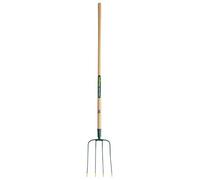 Fourche à fumier à douille - 4 dents - Manche bois - LEBORGNE - 421301