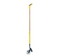 LEBORGNE - Grattoir Oscillant Emietteur EM Poignée Naturovert - Manche Extra-Long 150 cm - Lame Trempée Articulée - Outil 2 en 1 Tirant-Poussant - Désherbage Sans Produits Chimiques