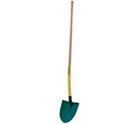 Leborgne, Pelle Alsace 28 cm Manche Bois Certifié PEFC 100%, Acier trempé, Bord arrière stabilise la charge, Assemblé en France, manche en Compositube, haute résistance, imputrescibilité