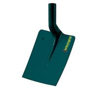 Leborgne - Pelle Carrée Tôle - 25 cm Sans Manche - Pour Terrassement et Jardinage - Acier Trempé - Largeur Adaptée aux Tranchées - Ø 25 x 29 cm - Poids 1,16 kg