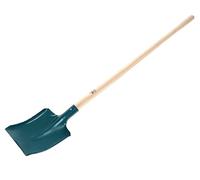 Leborgne - Pelle Curette Tôle Ø19 cm - Manche Bois 130 cm - Certifié PEFC - Pour Terrassement, Bâtiment et Jardin - Manipulation Terre, Gravier, Sable- Jardinage Et Bâtiment