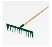 Rateau LEBORGNE Batipro 14 dents droites sans manche - 376100