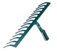 LEBORGNE - Râteau Forgé à Cailloutis 14 Dents Courbes sans Manche - Outillage de Jardin - Râteaux - pour Nivelage, Tassage, Ratissage - Résistant et Polyvalent