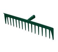LEBORGNE - Râteaux Batipro Forgé 16 Dents Droites sans Manche - Outillage de Jardin - Râteaux - Pour Sable, Graviers, Béton, Enrobé - Résistant et Polyvalent