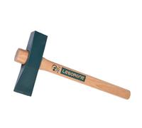 LEBORGNE - Têtu À Tranche 1,2 Kg Avec Manche En Bois Certifié PEFC 100% - Pour Tous Travaux De Rénovation - Outil De Maçonnerie Résistant En Acier Forgé - Taille 1,2 Kg