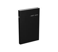 Lecas - 1 Agenda Bi-Journalier Carré Travers Noir - 2 Jours par Page - Dimension 14 x 22 cm - Janvier 2027 à Décembre 2027