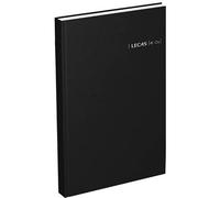 Lecas - 1 Agenda Civil Journalier Couronne Travers Euro Cents Noir - Janvier 2027 à Décembre 2027 - Format 12 x 17 cm