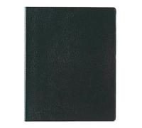 LECAS Agenda Civil Classique Année 2027 Semainier, 21x29,7 cm, Noir | Couverture souple amovible