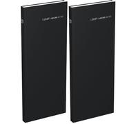 LECAS Agenda Civil Comptoir Long Euros-Centimes 2027 Journalier 14x35 cm (Lot de 2)
