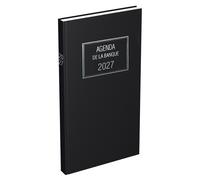 Lecas Agenda de Banque large - 18 x 29 cm - 2 volumes - 2027