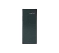 Lecas agenda journalier long 140 x 350 mm travers 1 jour page 2015 noir 400038110 Noir G
