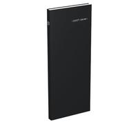 Lecas agenda journalier long 140 x 350 mm travers 1 jour page 2015 noir 400038110 Noir G