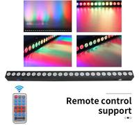 Lèche-mur LED, effets de couleur RGBW, modes de contrôle multiples, télécommande 4en1, 6pcs