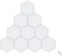 Lèche-mur LED hexagonal modulaire, contrôle tactile, installation facile, 10, EU