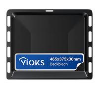 Lèchefrite 465 x 375 x 32 mm noir | Plaque de cuisson émaillée 465 x 375 x 30 mm pour cuisinière Sièmens Constructa Profilo