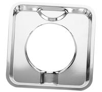 Lèchefrite Carrée 19cm pour Brûleur de Cuisinière, Argenté