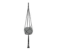 Lechuza Accessoires de Suspension pour macramé Cotton Pure 120 cm, Noir, en Coton, 13899