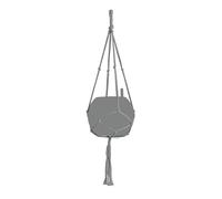Lechuza Accessoires de Suspension pour macramé Cotton Pure 90 cm, Gris, en Coton, 13895