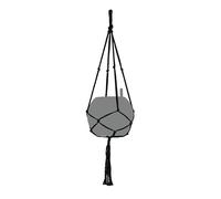 Lechuza - Accessoires de Suspension pour macramé Cotton Pure 90 cm, Noir, en Coton, 13896