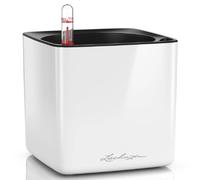 LECHUZA CUBE Glossy 14 - Blanc brillant