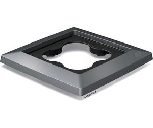 LECHUZA-Dessous-de-plat à roulettes CUBICO 40 Anthracite métallique | 13417