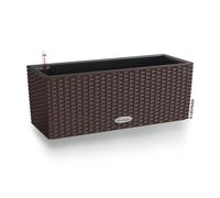 LECHUZA Jardinière BALCONERA Cottage - 50 x 19 x 19 cm - Moka