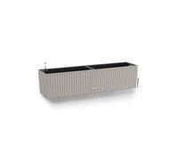 LECHUZA Jardinière - Balconera cottage 80 - 79 x 19 x 19 cm - 12 L - Kit complet - Brun sable