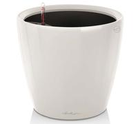 Lechuza Vase à plantes CLASSICO Premium LS 28 Blanc brillant Ø 28,5 x 26 cm Système d'arrosage