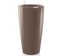 LECHUZA Jardinière Rondo 32 - Taupe haute brillance