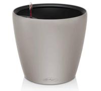 Lechuza Pot de Fleurs Classico Color LS Marron Sable avec système d'irrigation Ø 22 × 20 cm | 14262