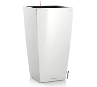 Lechuza Cubico Premium 40 Kit Complet Blanc Brillant, 40 x 40 x 75 cm