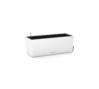 Lechuza - Pot de Fleurs d’Extérieur - Balconera Color 50 - Réserve d’Eau Intégrée - Coloris Blanc - 50 x 19 x 19 cm