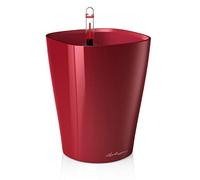 Lechuza - Pot de Fleurs d'Interieur - Deltini - Réserve d'Eau Intégrée - Coloris Rouge Scarlet - Ø 14 x 18 cm