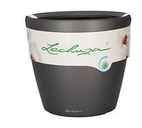 Lechuza - Pot de Fleurs d'Interieur - Premium Classico Ls - Réserve d'Eau Intégrée - Coloris Anthracite - Ø 35 X 33 cm