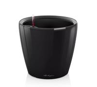 Lechuza - Pot de Fleurs d'Interieur - Premium Classico Ls - Réserve d'Eau Intégrée - Coloris Noir - Ø 35 X 33 cm