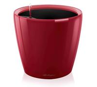 Lechuza - Pot de Fleurs d'Interieur - Premium Classico Ls - Réserve d'Eau Intégrée - Coloris Rouge Scarlet - Ø 21 X 20 cm