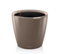 Lechuza - Pot de Fleurs d'Interieur - Premium Classico Ls - Réserve d'Eau Intégrée - Coloris Taupe - Ø 35 X 33 cm