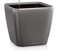 Lechuza - Pot de Fleurs d'Interieur - Premium Quadro Ls - Réserve d'Eau Intégrée - Coloris Anthracite - 50 x 50 x 47 cm
