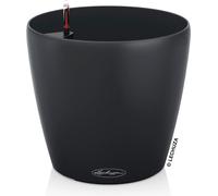 LECHUZA-Pot de plantes CLASSICO Color 60 Gris foncé | avec système d'arrosage |en plastique 100 % recyclé | surface mate | Ø 60 x 55,5 cm | 18955