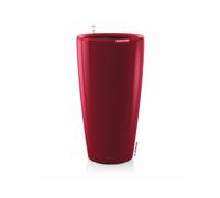 LECHUZA Pot de plantes RONDO Premium 40 Scarlet Rouge brillant | Colonne de plantes avec système d'arrosage | Surface brillante | Ø 40 x 75 cm | 15759