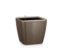 Lechuza Premium 21 Ls Quadro Pot Avec Système D'Arrosage Taupe