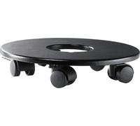 LECHUZA - Socle à roulettes pour CLASSICO 50, QUADRO 50, CUBE 40, CURSIVO 40, CANTO 40 Noir | 13403