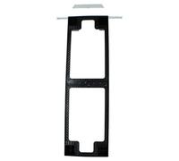 Lechuza - Socle d'Exterieur pour modèle Trio - Coloris Noir - 127 x 38 x 15 cm